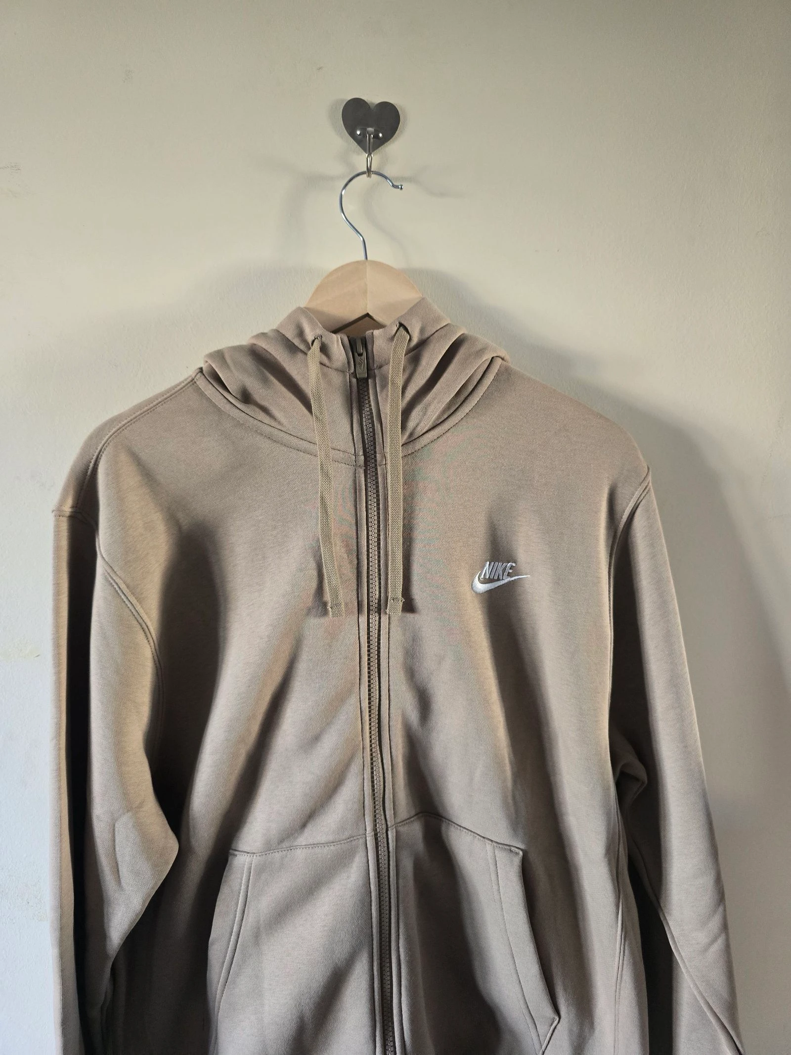 Sudadera Nike Bege com Zíper - Tamanho M (Nova com etiquetas) – photo 2